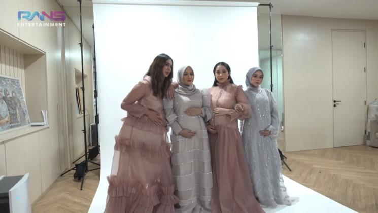 Potret Maternity Nagita, Paula, Aurel dan Lesti (YouTube/Rans Entertainment)