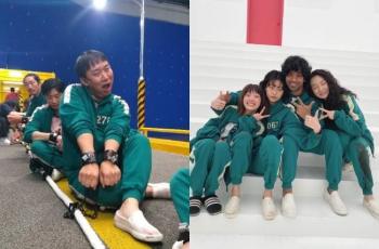 7 Potret di Balik Layar Squid Game, Ceria Tanpa Ketegangan