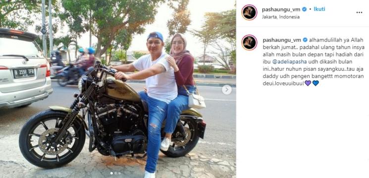 Pasha Ungu dan Adelia Pasha (Instagram/@pashaungu_vm)