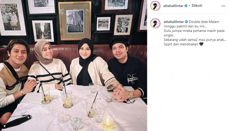 Atta Halilintar dan Aurel Hermansyah, Rizky Billar dan Lesti Kejora (Instagram/@attahalilintar)