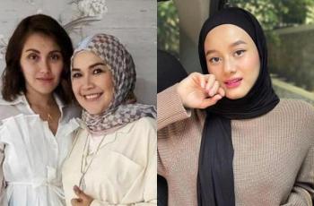 Ayu Ting Ting Tanpa Makeup di Ultah Ibunda, Dinda Hauw Tampil Pakai Cadar