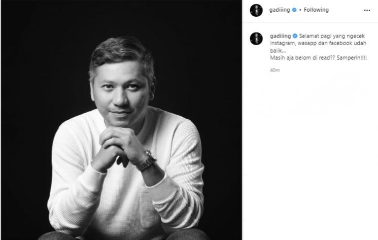 Gading Marten. (Instagram/@gadiiing)
