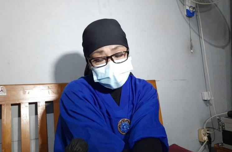 Sahabat Dorce Gamalama, Hetty Sunjaya. (MataMata.com/Muhammad Anzar Anas)