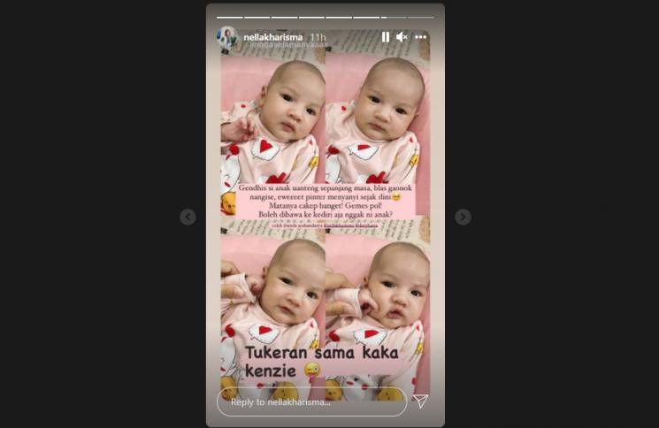 Anak Nella Kharisma dan Dory Harsa, Gendhis Geona Madaharsa jago nyanyi. (Instagram/nellakharisma)