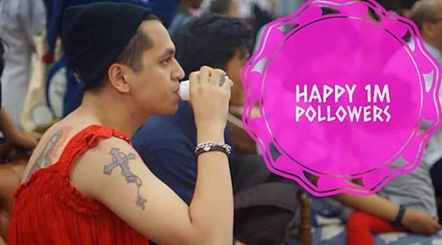 Artis Punya Tato Gambar Salib (instagram/@kevinjulio1993)