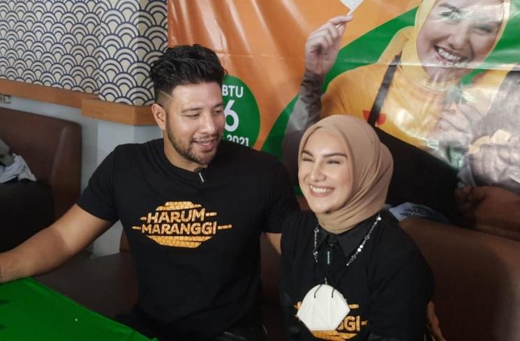 Irish Bella dan Ammar Zoni. (MataMata.com/Muhammad Anzar Anas)