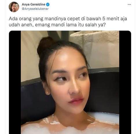 Anya Geraldine. (Twitter/@anyaselalubenar)