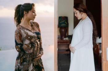 10 Adu Gaya Nikita Willy dan Siti Badriah Pamer Baby Bump