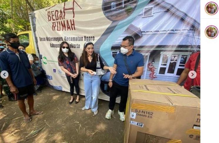 Ashanty bedah rumah (Instagram/@ashanty_ash)