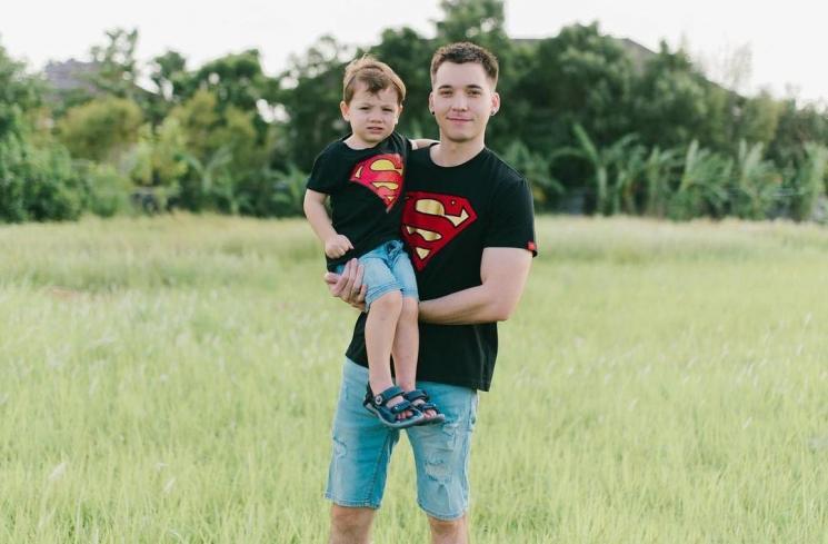 Potret Lucio Anak Celine Evangelista (Instagram/stefanwilliam)