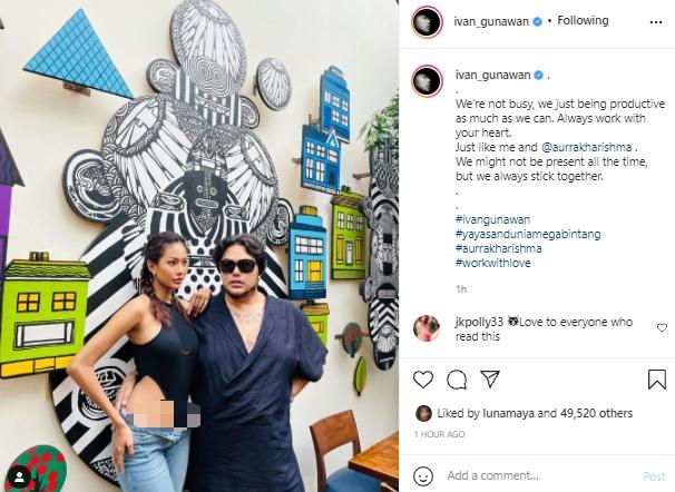Aura Kharisma dan Ivan Gunawan (instagram.com)