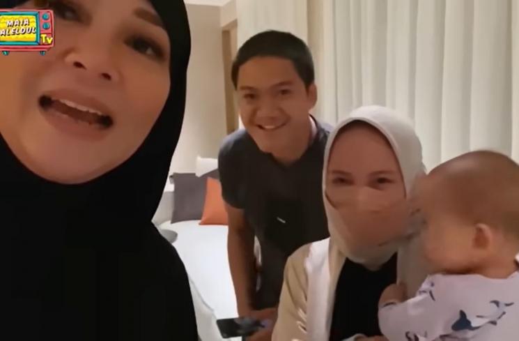 Maia Estianty punya cucu. (YouTube/MAIA ALELDUL TV)