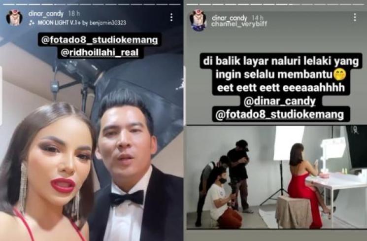 Dinar Candy dan Ridho Illahi. (Instagram/@dinar_candy)