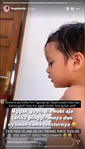 Kebiasaan anak Tasya Kamila (instagram.com)
