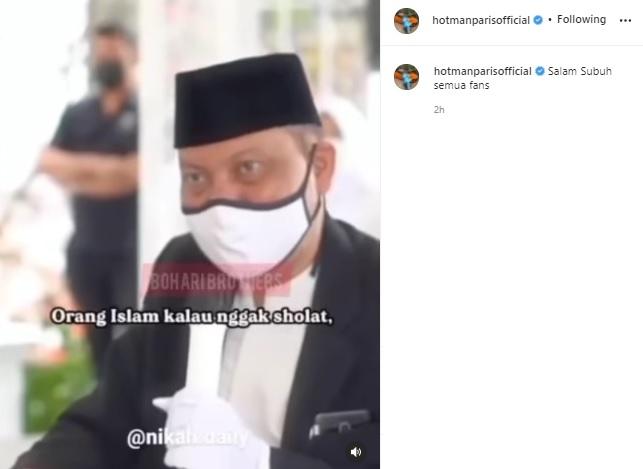 Postingan Hotman Paris. (Instagram/@hotmanparisofficial)