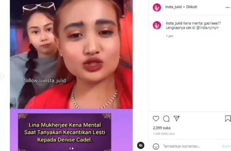 Denise Chariesta dan Lina Mukherjee (instagram.com)