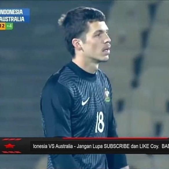 Kiper Timnas Australia U-23 mirip Atta Halilintar. (Instagram)