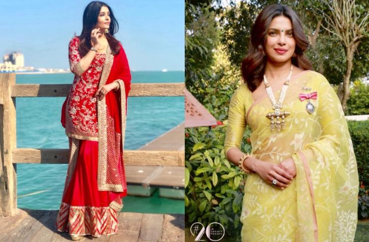 Adu Gaya Aishwarya Rai dan Priyanka Chopra (Instagram/aishwaryaraibachchan_arb/priyankachopra)