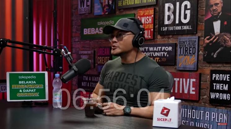 Deddy Corbuzier. (YouTube/Deddy Corbuzier)