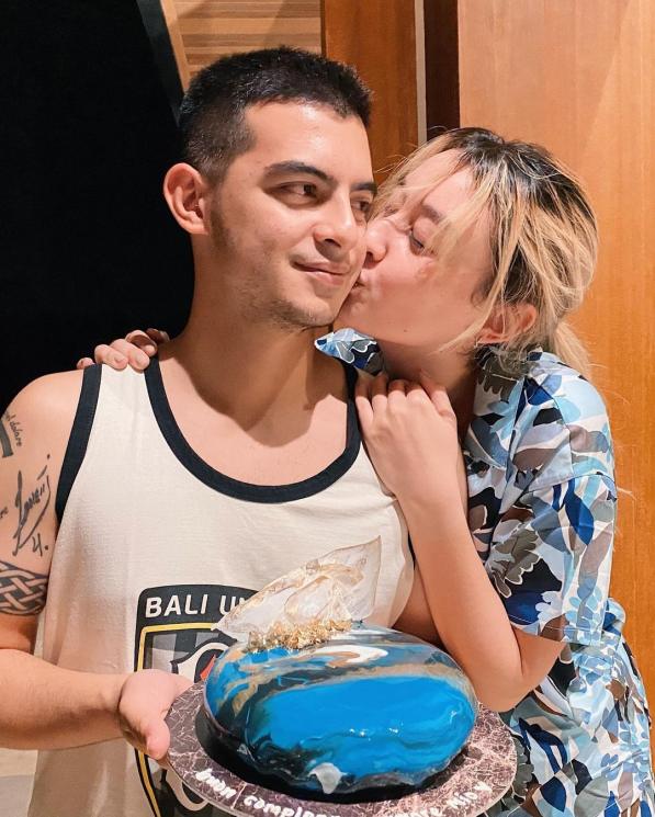 Natasha Ryder rayakan ulang tahun Ciccio Manassero. (Instagram/natasharyder)