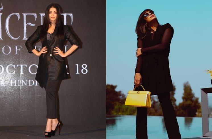 Adu Gaya Aishwarya Rai dan Priyanka Chopra (Instagram/aishwaryaraibachchan_arb/priyankachopra)