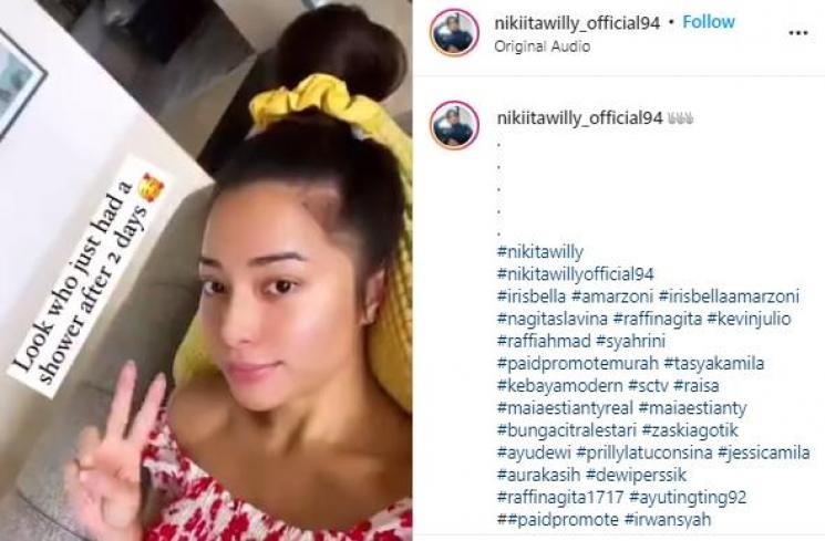 Nikita Willy dipuji bumil glowing. (Instagram/@nikitawilly_official94)