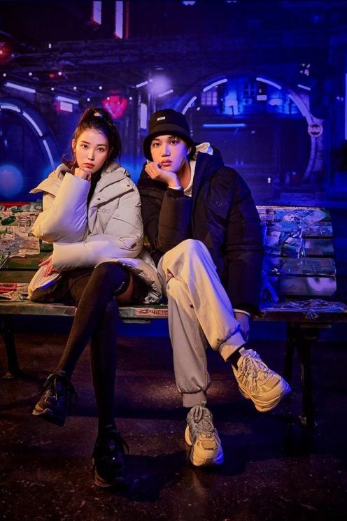 Potret IU dan Kai EXO (instagram/blackyak.official)