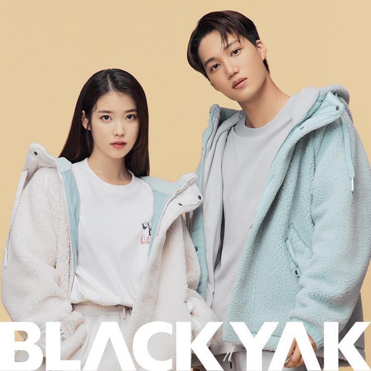 Potret IU dan Kai EXO (instagram/blackyak.official)