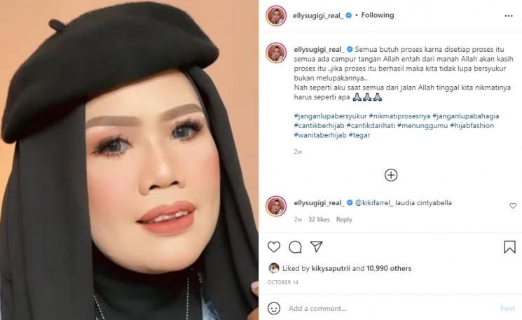 Elly Sugigi tampil manglingi. (Instagram/ellysugigi_real_)