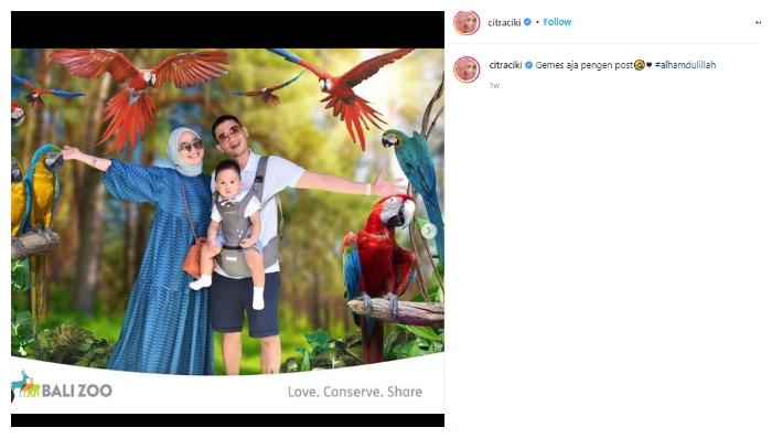 Momen keluarga Citra Kirana ke Bali. (Instagram/@citraciki)