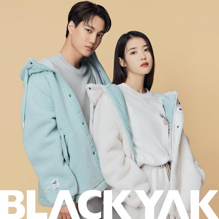 Potret IU dan Kai EXO (instagram/blackyak.official)