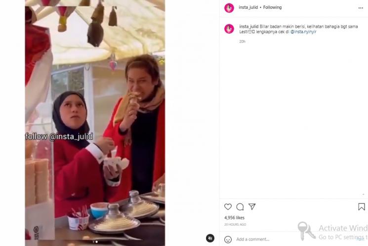 Lesti Kejora dan Rizky Billar (Instagram.com)