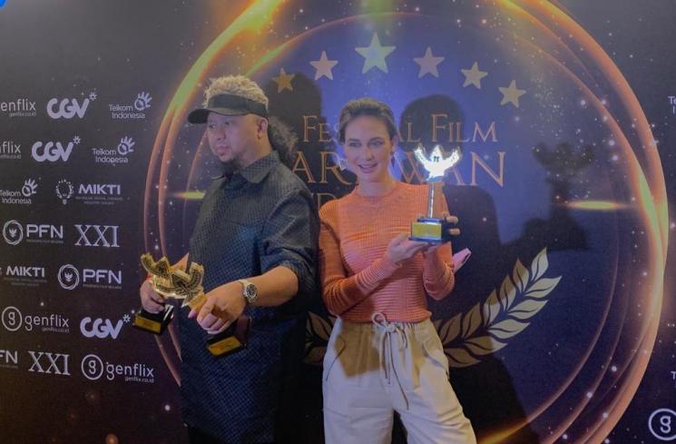 Luna Maya. (MataMata.com/Yuliani)