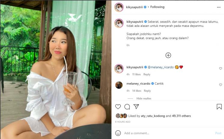 Kiky Saputri. (Instagram/kikysaputrii)