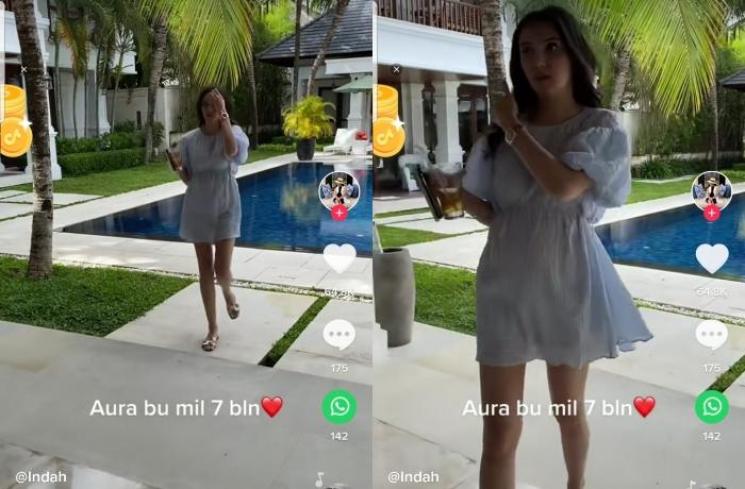 Viral video Alexa Key. (TikTok/@Indah)