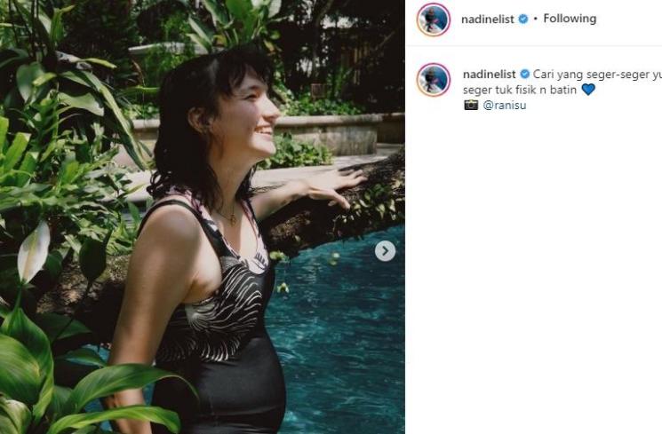 Baby Bump Nadine Chandrawinata (Instagram/@nadinelist)