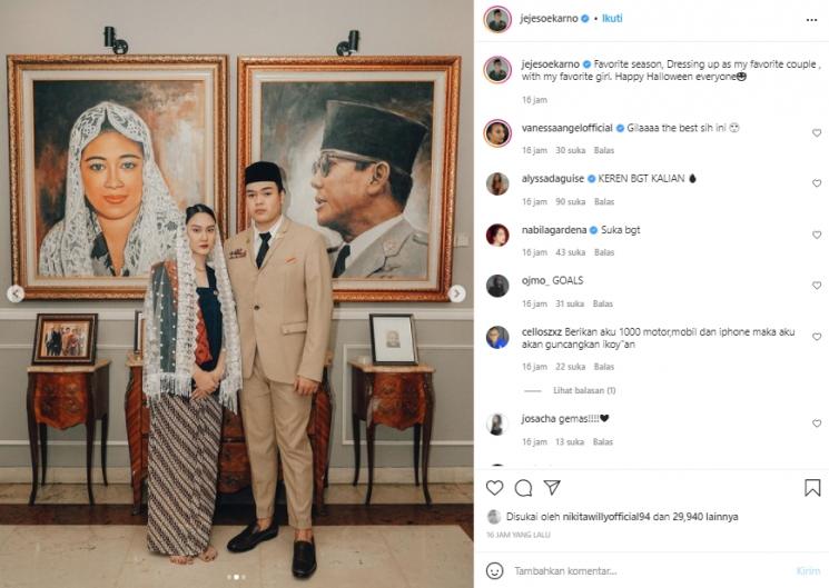 Jeje Soekarno dan Bella Clarissa (instagram.com)