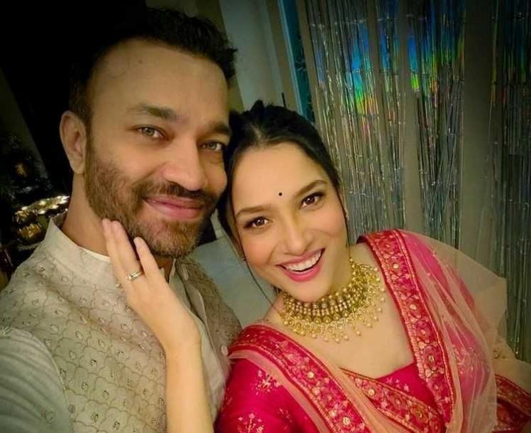 Ankita Lokhande dan Vicky Jain. (Instagram/lokhandeankita)