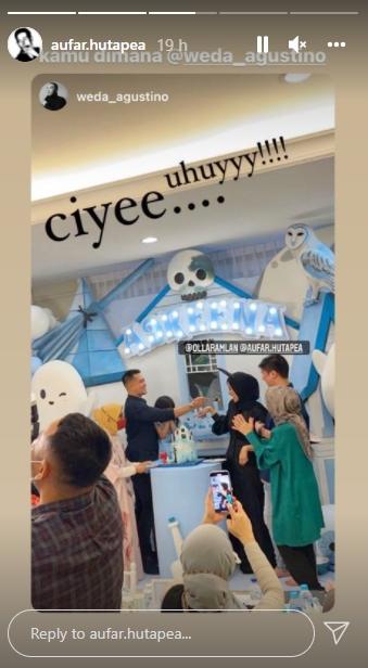 Olla Ramlan dan Aufar Hutapea. (Instagram/@aufar.hutapea)