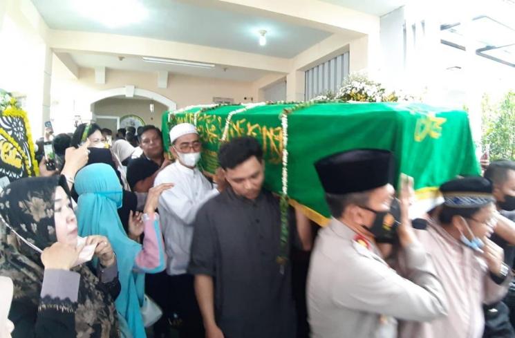 Suasana di rumah duka Vanessa Angel dan Bibi Ardiansyah. (MataMata.com/Ismail)