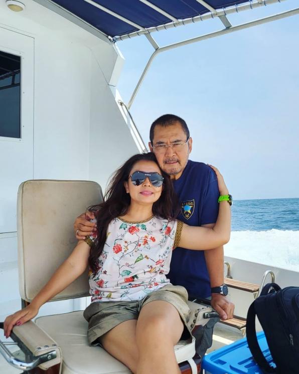 Mayangsari dan Bambang Trihatmodjo (Instagram/@mayangsari_official)