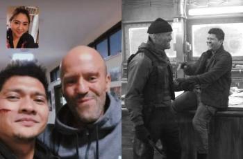 Main Bareng di The Expendables 4, 9 Potret Keakraban Iko Uwais dan Jason Statham