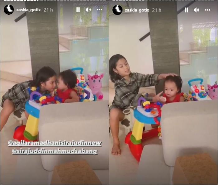 Zaskia Gotik pamerkan kado dari anak sambung. (Instagram/@zaskia_gotix)