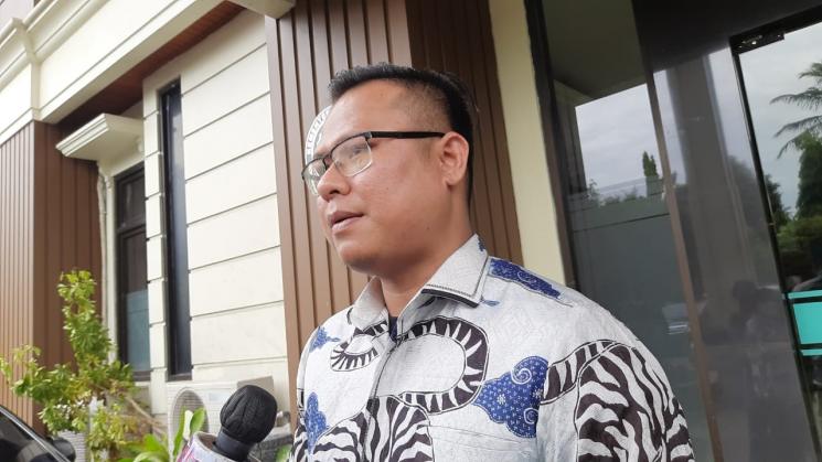 Kuasa Hukum Ririn Dwi Ariyanti, Andriansyah Tiawarman. (Matamata.com/Muhammad Anzar Anas)