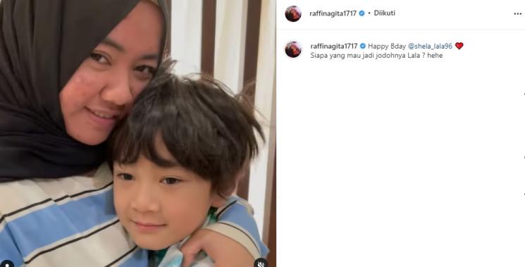 Mbak Lala dan Rafathar (Instagram/@raffinagita1717)