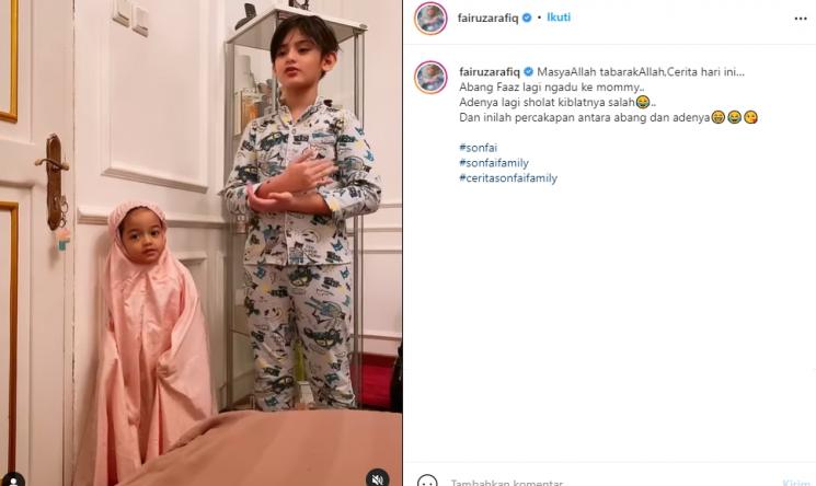 Anak-anak Fairuz A Rafiq (Instagram/@fairuzarafiq)
