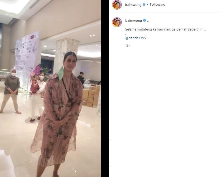 Postingan Baim Wong. (Instagram/@baimwong)
