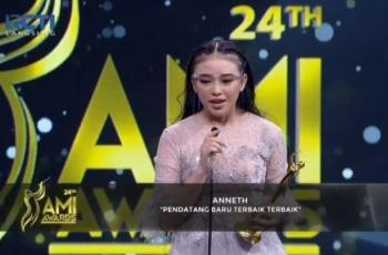 Raih Piala AMI Awards Pertama Kali, Anneth Gemetaran Sampai Mau Nangis