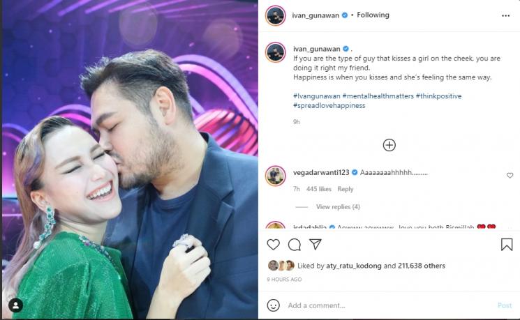 Ayu Ting Ting dan Ivan Gunawan. (Instagram/ivan_gunawan)