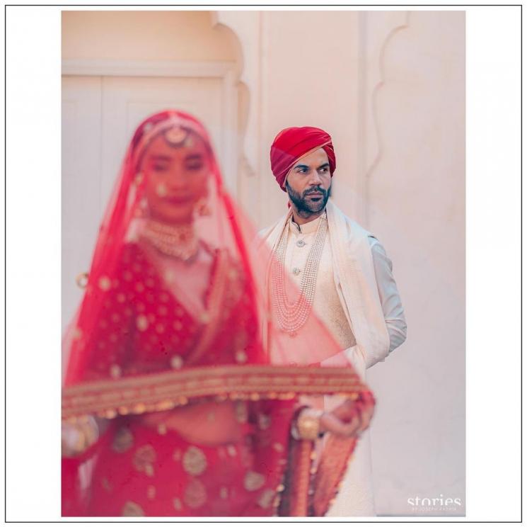 Momen Pernikahan Rajkummar Rao dan Patralekha (Instagram/@sabyasachiofficial)